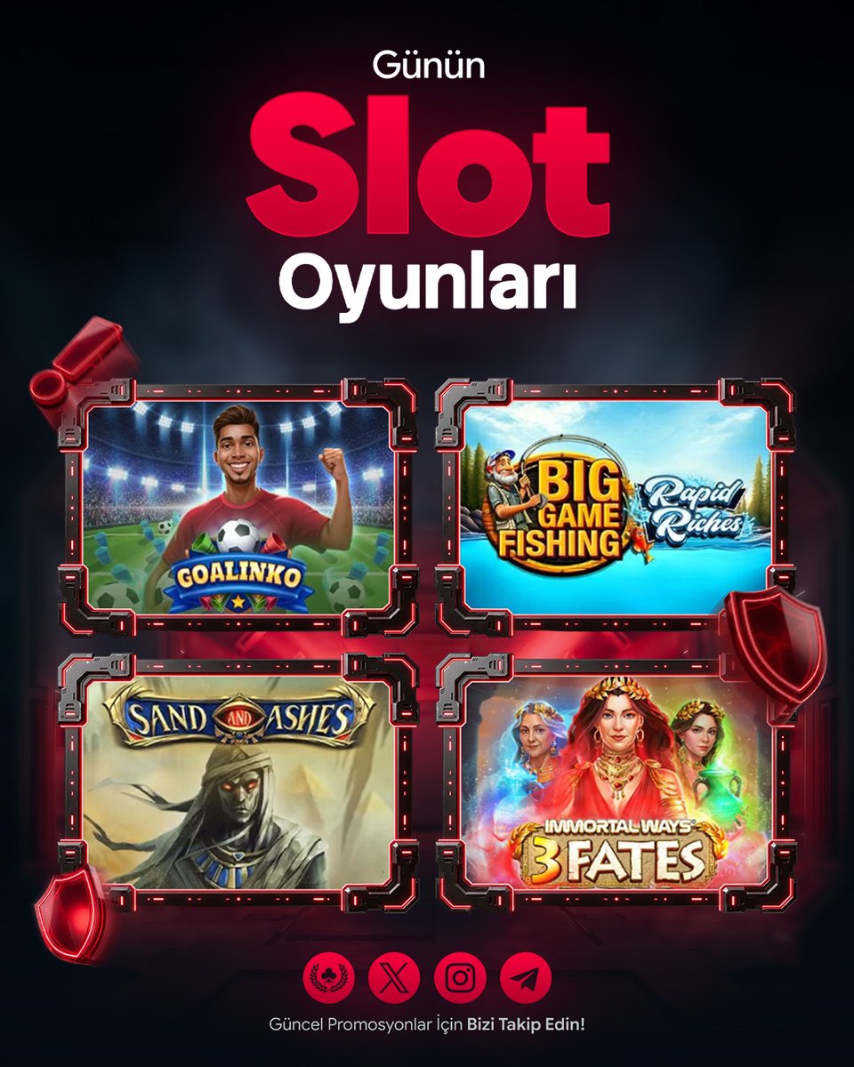 bhsnecom's tweet photo. 👉Günün kazandıran #slot oyunları Bahsine’de seni bekliyor!
👉Yüksek #RTP, büyük çarpanlar ve free spin fırsatlarıyla şansını artır!

⭐️Goalinko
⭐️Big Game Fishing Rapid Riches
⭐️Sand and Ashes
⭐️Immortal Ways 3 Fates

👑Giriş: https://t.co/FPezmc4Wic https://t.co/XJLD74JBtI