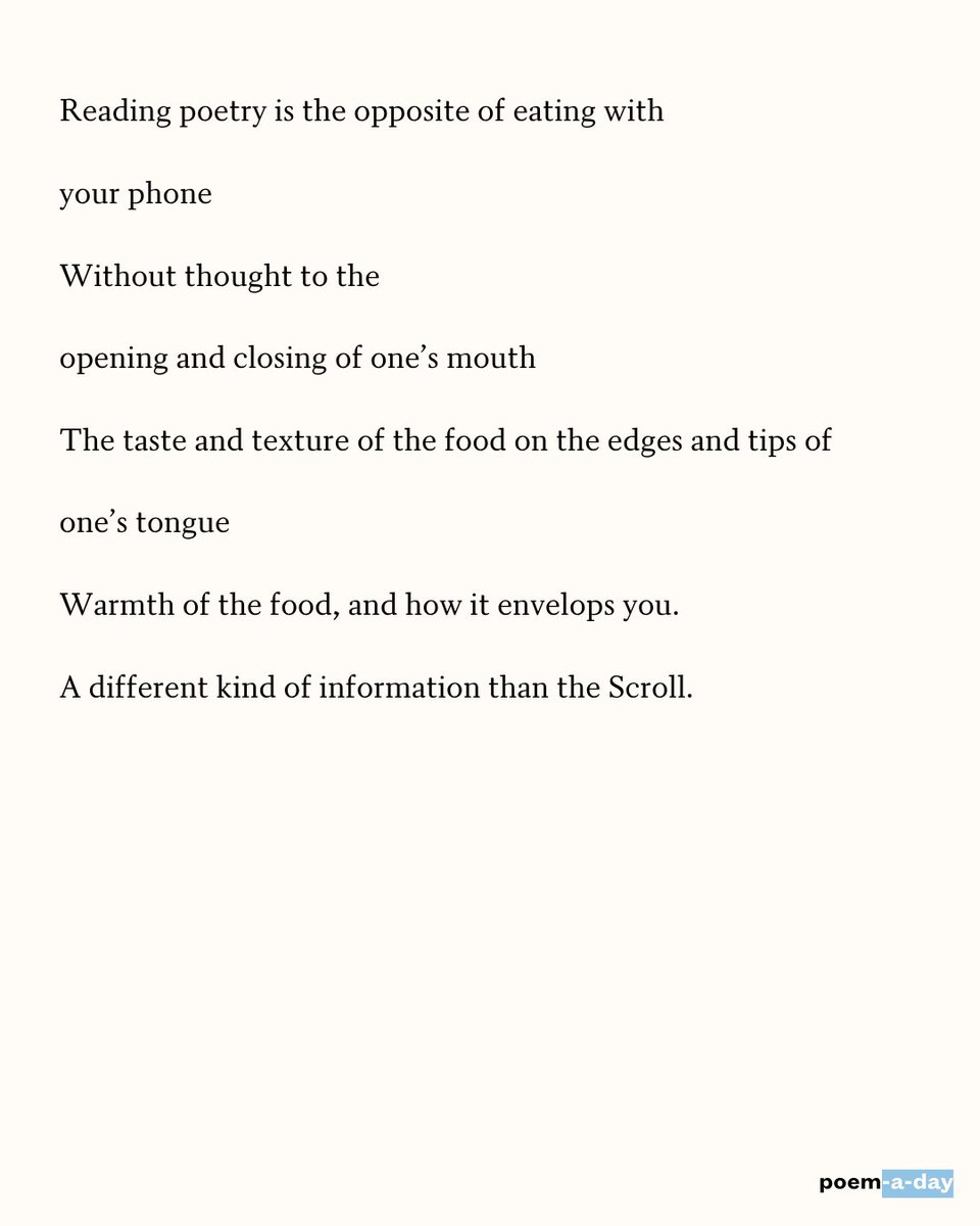 POETSorg's tweet photo. 7/10/26 “To hear poetry and to read poetry are different acts.” https://t.co/6xCoip144Y