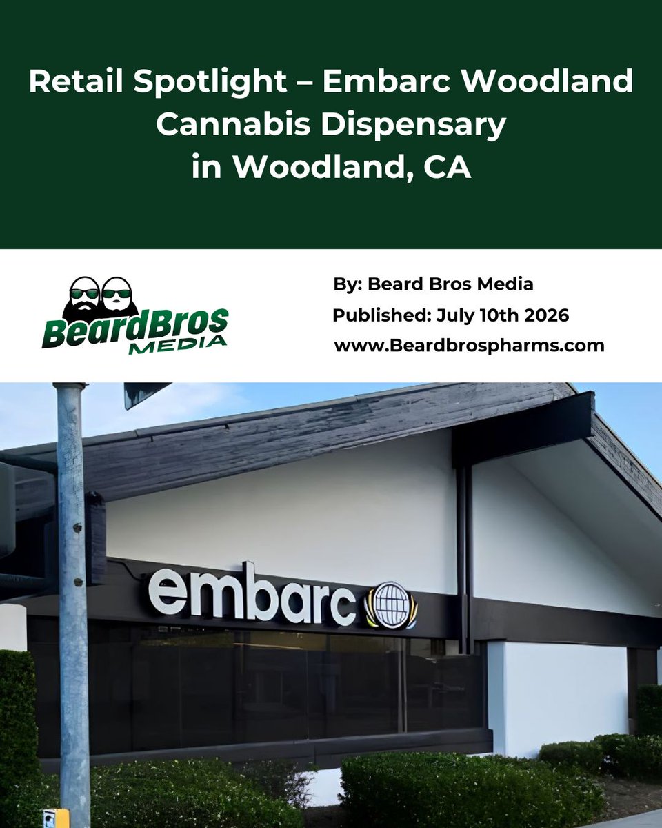 BeardBrosPharms's tweet photo. A dispensary menu should not feel like homework.
Embarc Woodland gives Yolo County shoppers local cannabis retail access, daily hours, a broad menu, helpful staff, and Beard Bros Pharms products on the shelf.

What keeps you loyal to a dispensary?

https://t.co/9GVpoMFTDP https://t.co/7TYYFMEOIl