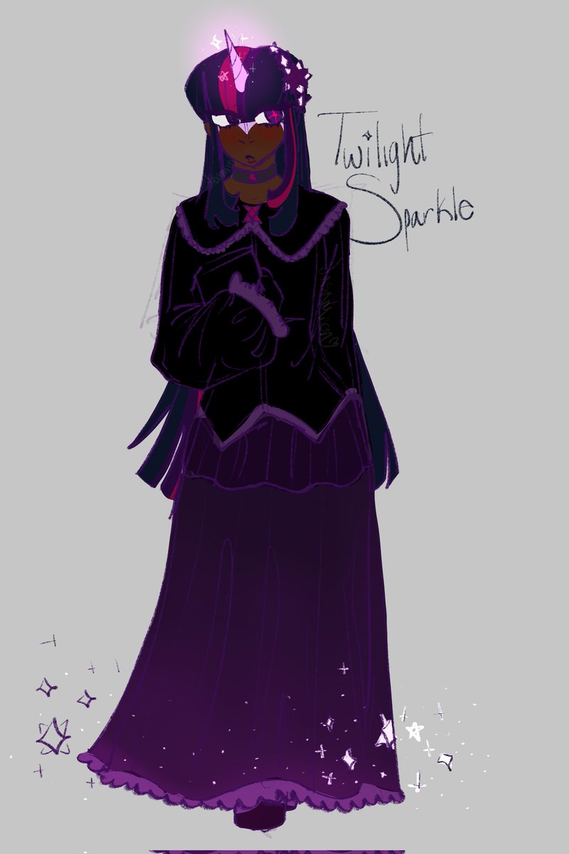 _dasamoon_'s tweet photo. Mlp as humans! (Pt. 1/6) 

I see Twilight as more dark academia so I leaned into that idea!! Also would like art moots..
#mylittlepony #mlp #artmootsㅤㅤㅤㅤ #artㅤㅤㅤㅤ https://t.co/QY5lx0SCq8
