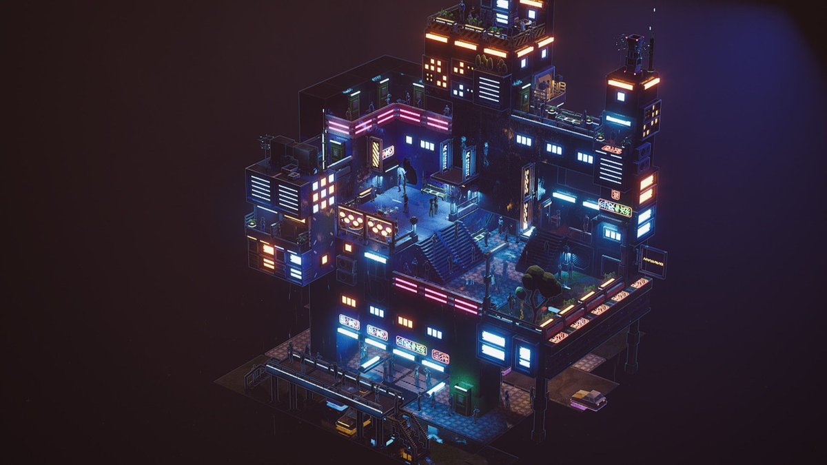 hu3_br's tweet photo. Equipe de "Modulus" deixa de lado a automação e se foca na criatividade no construtor de dioramas "Midnight Moments", demo está disponível no Steam: https://t.co/amcwDViPQT https://t.co/vPEgRifO21