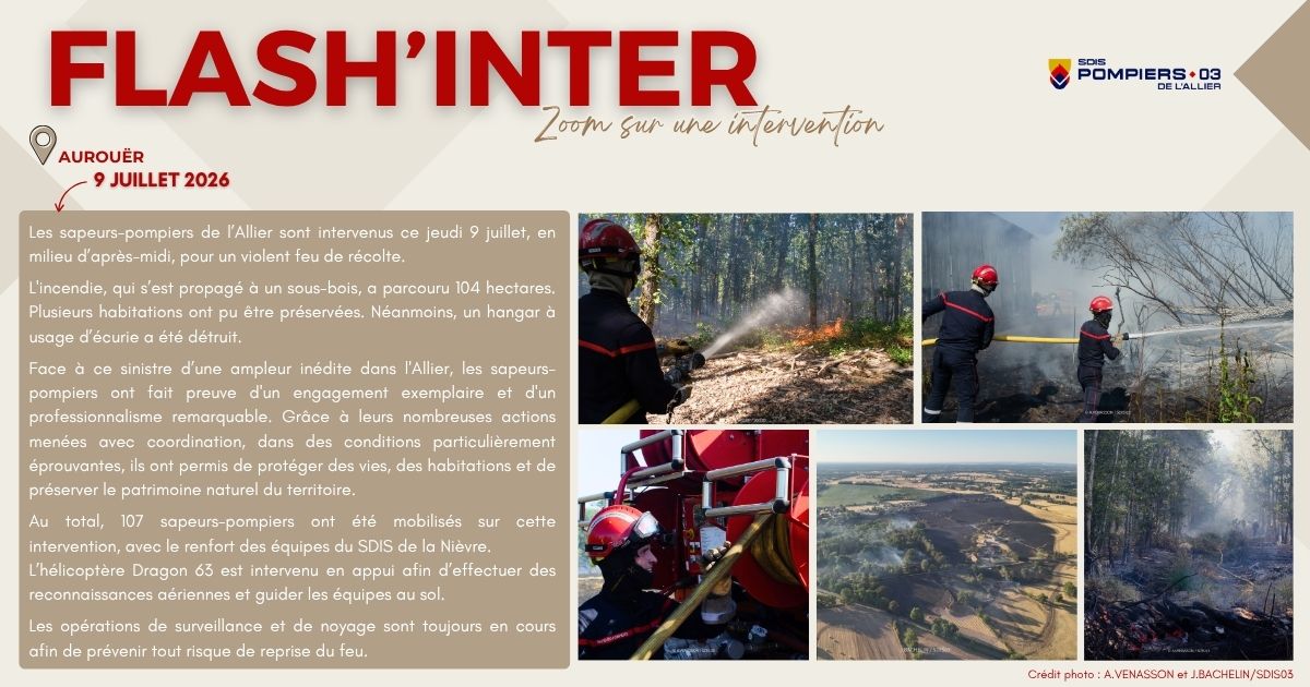 Pompiers03's tweet photo. [#INTERVENTION]
.
.
. https://t.co/k6nVylN01F