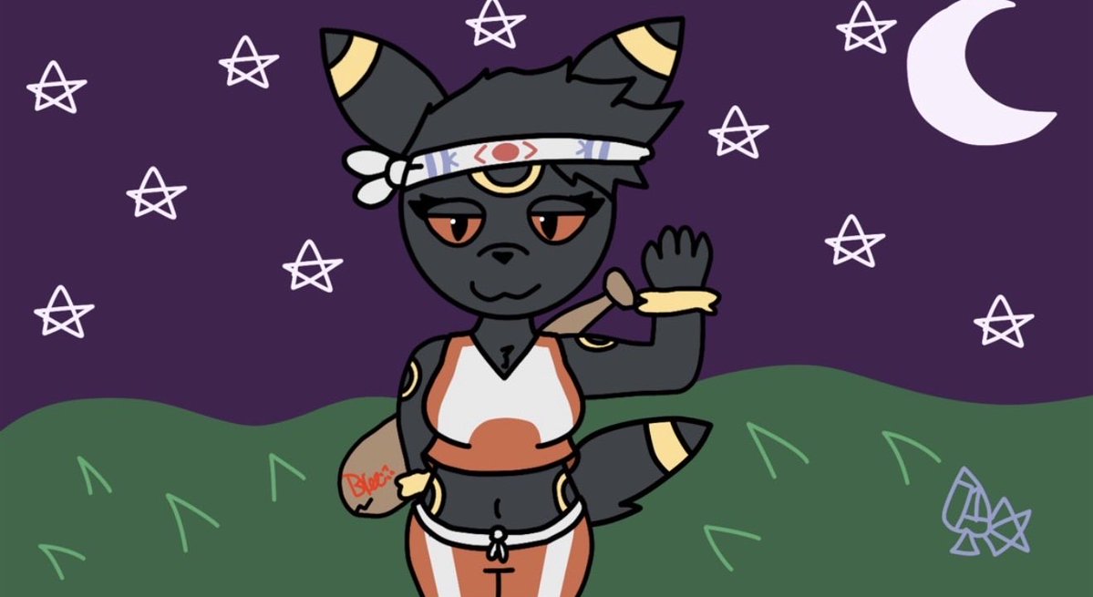 Spadez71's tweet photo. Another lovely artfight piece for the amazing @MalachiMoet featuring his umbreon gal! very proud of this piece : D https://t.co/49fDkSAxuB