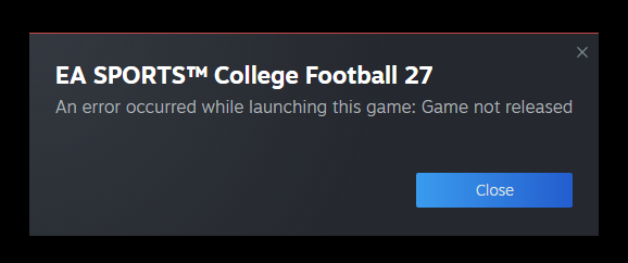 reallyzeeno's tweet photo. pretty sure this game was supposed to come out a day ago... #CFBPlayDontPay @EASPORTS https://t.co/ZThKbKyMOO