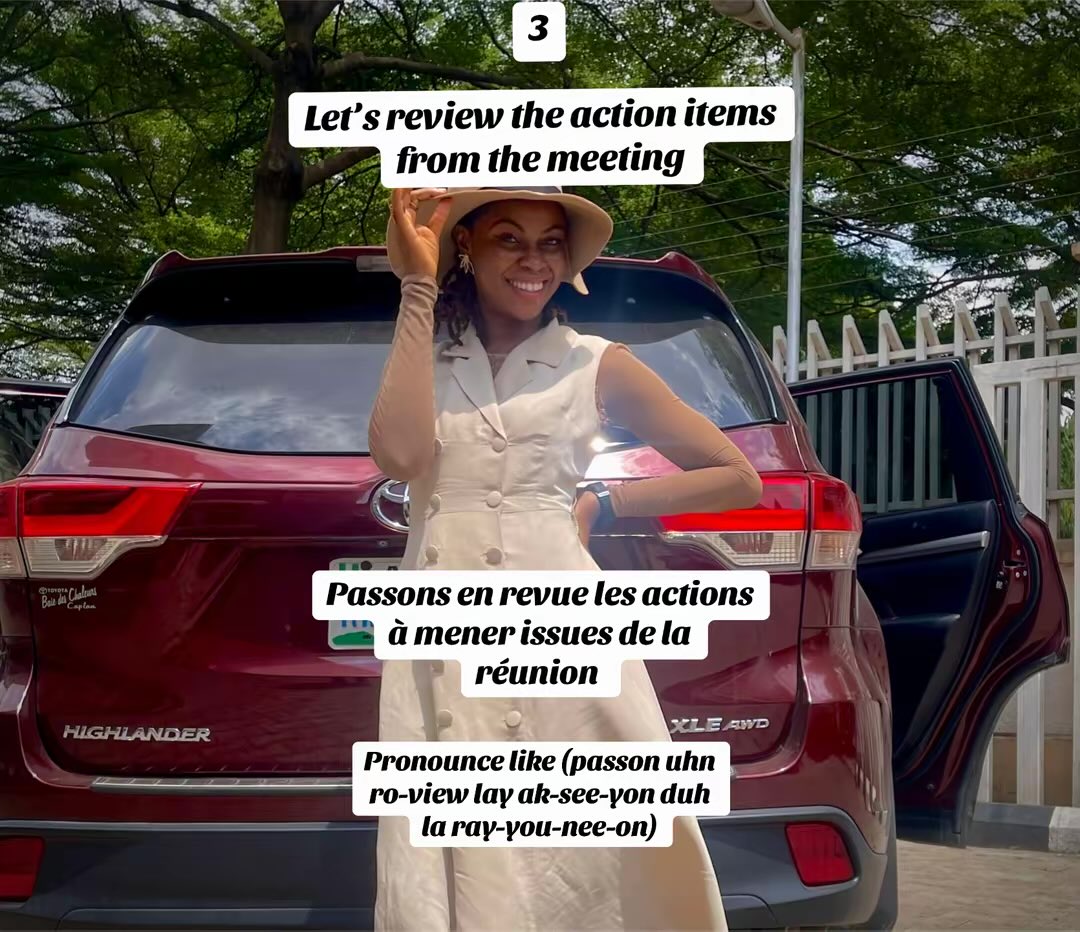 PriscillaVessel's tweet photo. This is French for professionals. Corporate lingo or Corporate Jargons in French. #corporatelife #corporate #frenchlearners #learningfrench #thatnigerianfrenchlady https://t.co/vp389m61tr