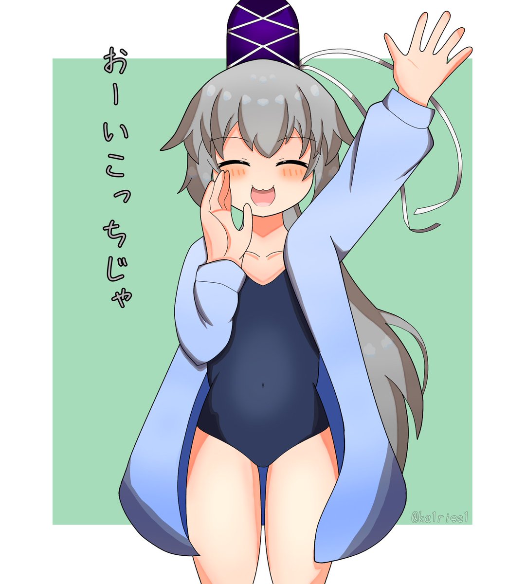 ka1rise1's tweet photo. 布都ちゃん(水着) https://t.co/4NcJbfB6qc