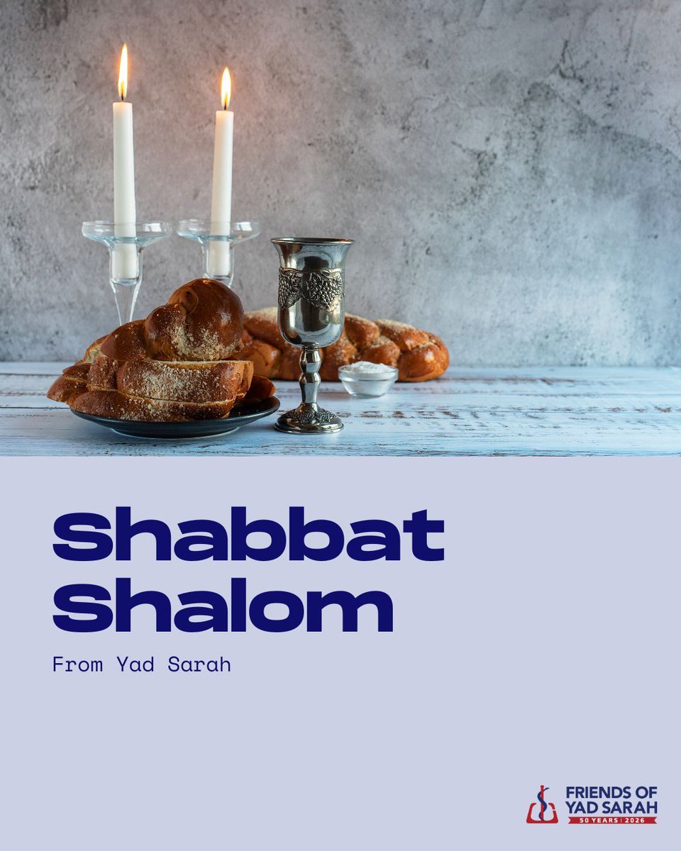 YadSarahFriends's tweet photo. Shabbat Shalom from Yad Sarah! #Shabbat #YadSarahIsrael #ShabbatShalom https://t.co/rqpeZLj1S9