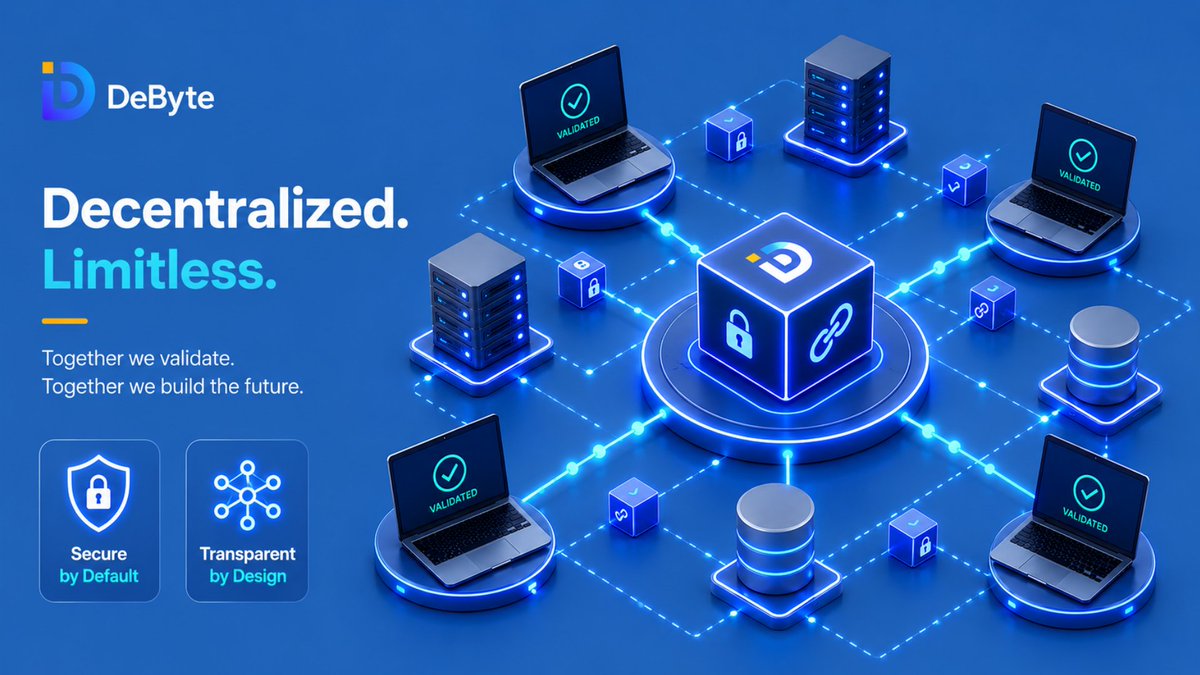 debyteorg's tweet photo. When users own their identities, they gain more freedom, flexibility, and control over their digital lives. #DeByte #DataOwnership #Blockchain https://t.co/No2CNWf19t