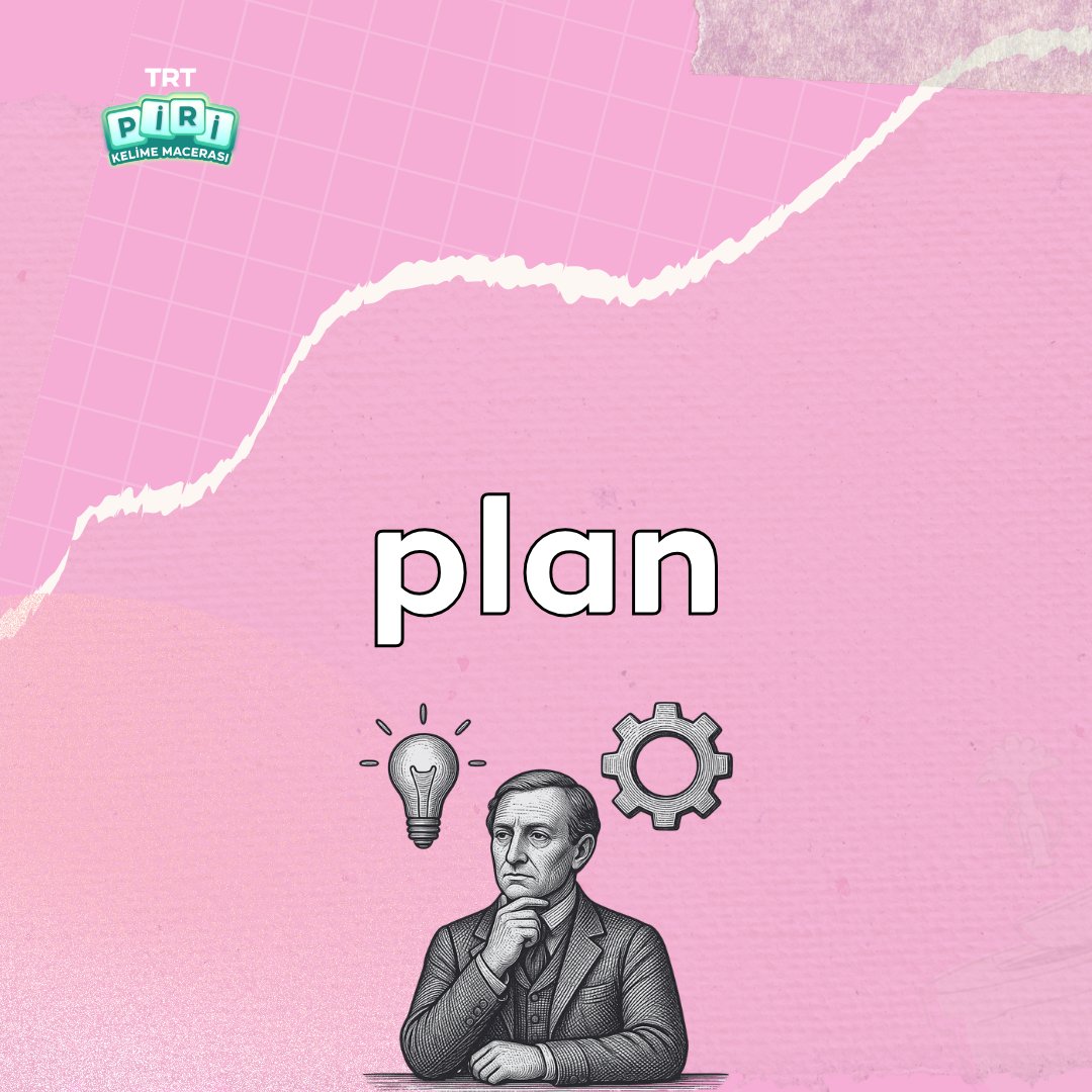 trtpiri's tweet photo. "Plan” dediğimizde senin aklına neler geliyor? Yorumlara bekliyoruz! 💬

Türkiye'nin kelime oyunu Piri, birbirleriyle yarışmaya hazır kelimeseverleri bekliyor! 👀

#TRTPiri #KelimeOyunu https://t.co/7jQIY7c5kn