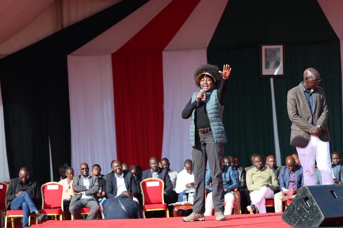 GladysShollei's tweet photo. Joined fellow leaders at Eldoret Sports Club for the regional launch and disbursement of NYOTA Programme Tranche II Funds, presided over by CS Kipchumba Murkomen. https://t.co/V2GoZr5Oxu