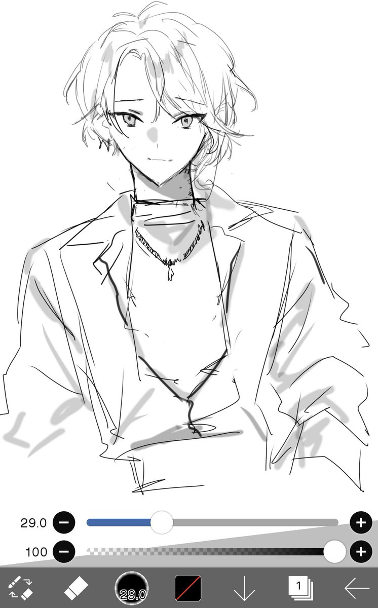 mT1w0O8dQG25605's tweet photo. 練習スマホ描き https://t.co/NowTEeAh96