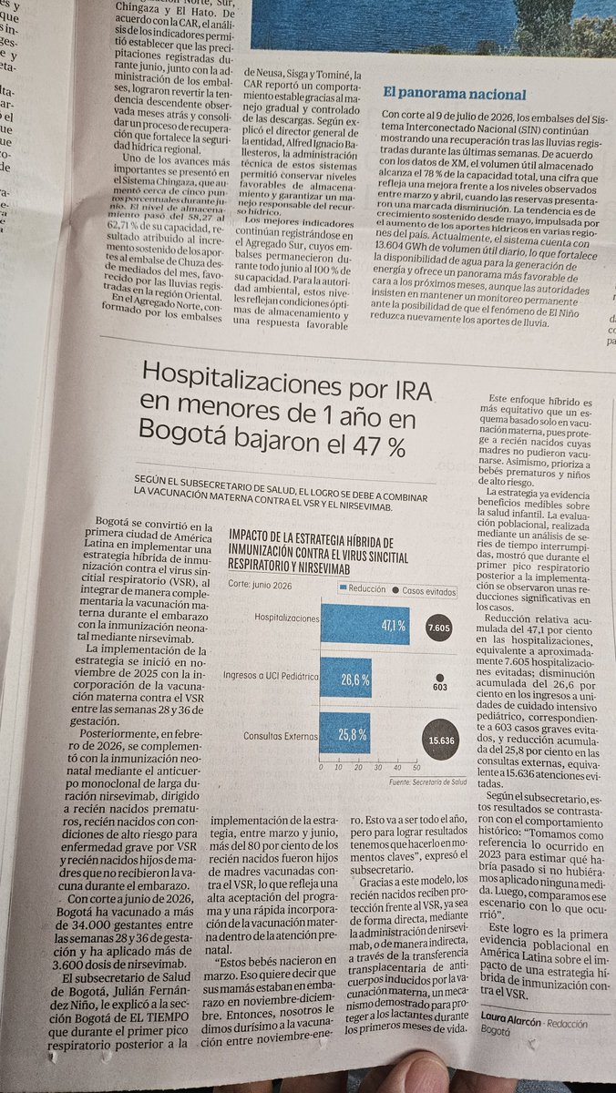 JFernandeznino's tweet photo. Hay pocos días en la vida en que toca comprar el periódico impreso 

Para la Historia 

Esto es Salud Pública https://t.co/ioQ6vjJss4