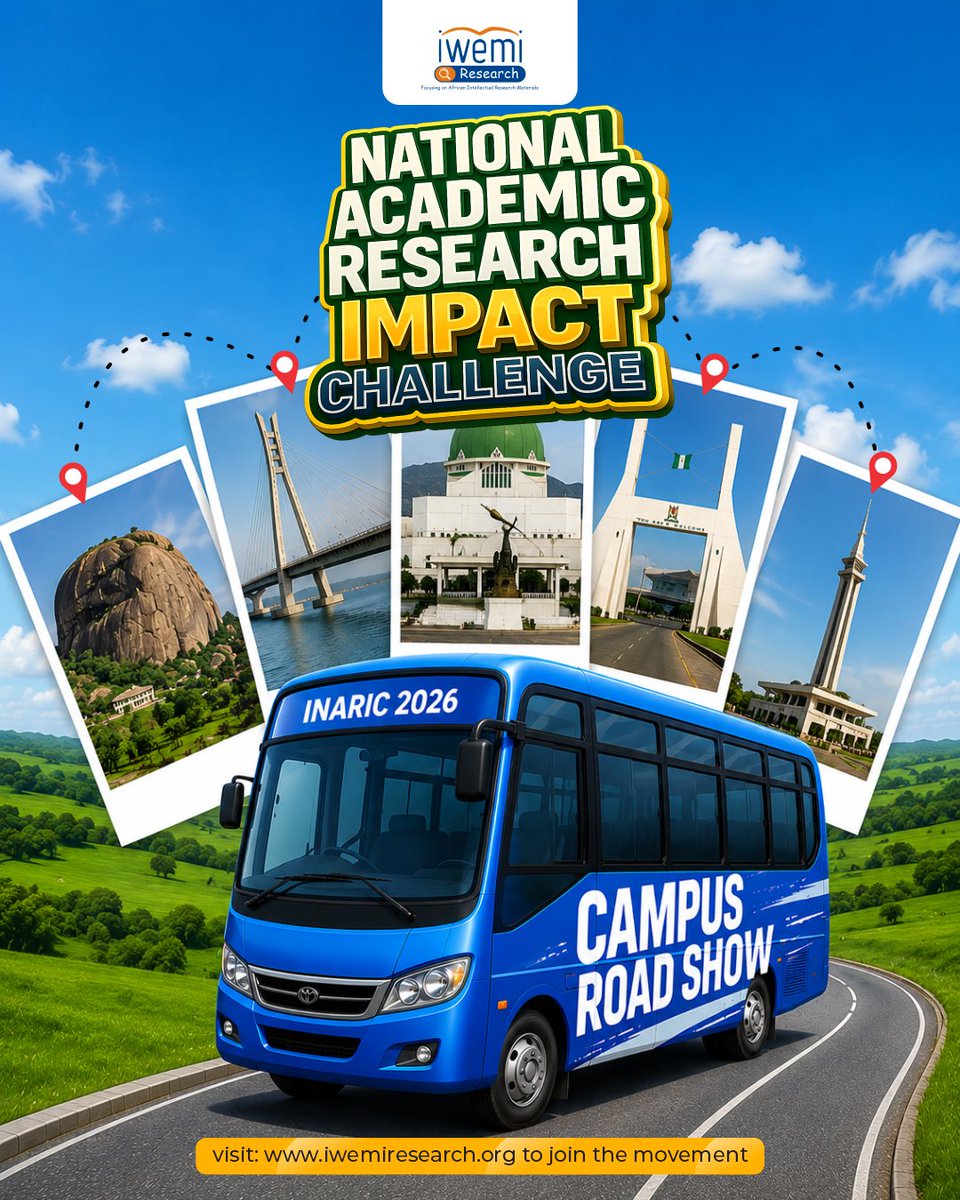 iwemi_store's tweet photo. INARIC CAMPUS ROADSHOW STARTS THIS MONTH! 
20 universities. Research seminars. 
ALAT account openings. Prizes to be won.

#INARIC2026 #CampusRoadshow #ComingToYourSchool https://t.co/aWw6djj3LV