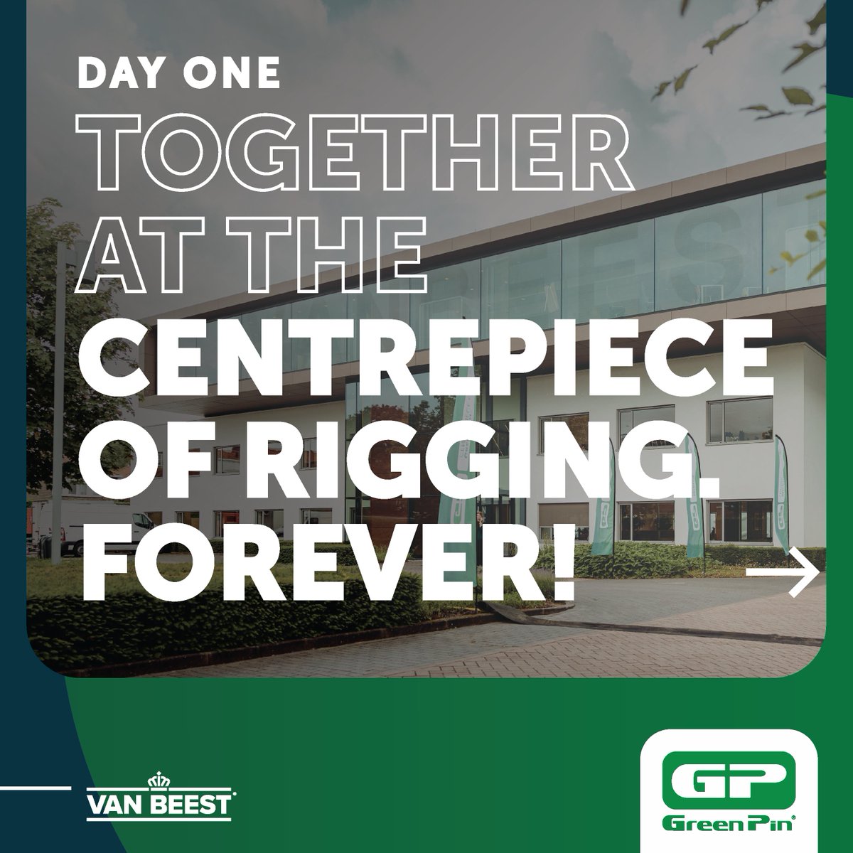VanBeestBV's tweet photo. 𝗧𝗼𝗴𝗲𝘁𝗵𝗲𝗿 𝗮𝘁 𝘁𝗵𝗲 𝗰𝗲𝗻𝘁𝗿𝗲𝗽𝗶𝗲𝗰𝗲 𝗼𝗳 𝗿𝗶𝗴𝗴𝗶𝗻𝗴. 𝗙𝗼𝗿𝗲𝘃𝗲𝗿!

Green Pin® distributors worldwide came together in Sliedrecht for our Global Distributor Event.

Highlights &amp; photos on LinkedIn: https://t.co/pTlKYbwoWT

#greenpin #centrepieceofrigging https://t.co/Asi43MF0yv