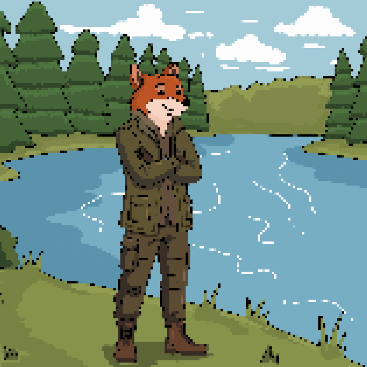 HoodGangHQ's tweet photo. mrrgh. been walking. this river. since fox. was smol. know every rock. every bend. this fox. territory now. cope.

grrrhheen chain. community different fr. feels like home already.

rt &amp; drop. evm wallet. to get a paw. in the door. for whitelist. https://t.co/Bg7awUfHR3