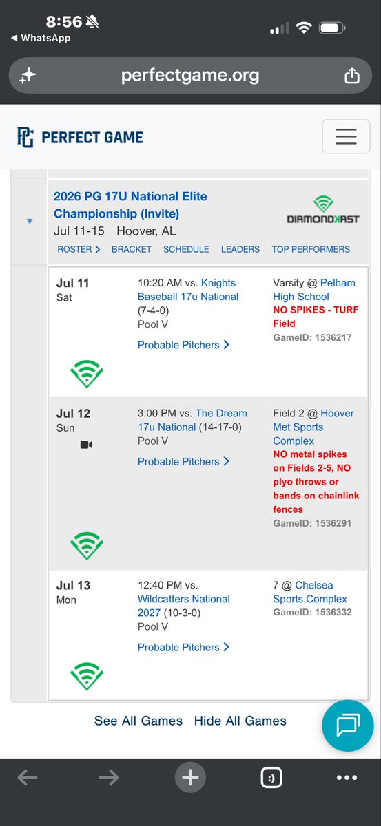 rustycarter01's tweet photo. Hoover, here we go!  Looking forward to great competition this weekend at the 2026 PG 17U National Elite Championship with my @Athletes_Lab 17U Scout Team!  #uncommitted #D2Baseball #D3Baseball #3B #1B #OF #StudentAthlete #PerfectGame #CollegeBaseball https://t.co/1eRWMyC05h