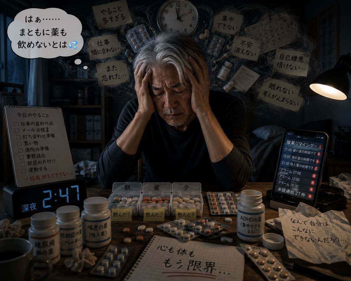 H22Gi's tweet photo. ADHD
日常の憂鬱 https://t.co/cnQCeQsZMq