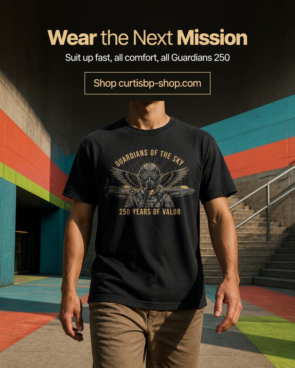 MikeCCurtisBP's tweet photo. Meet the Guardians 250 T-Shirt — clean lines, serious comfort, and effortless style. Throw it on solo or layer up for big vibes. Limited run — don’t miss this drop! 🙌🔥👕 #TShirt #Fashion Tap the link in bio. https://t.co/wLe359YCYf