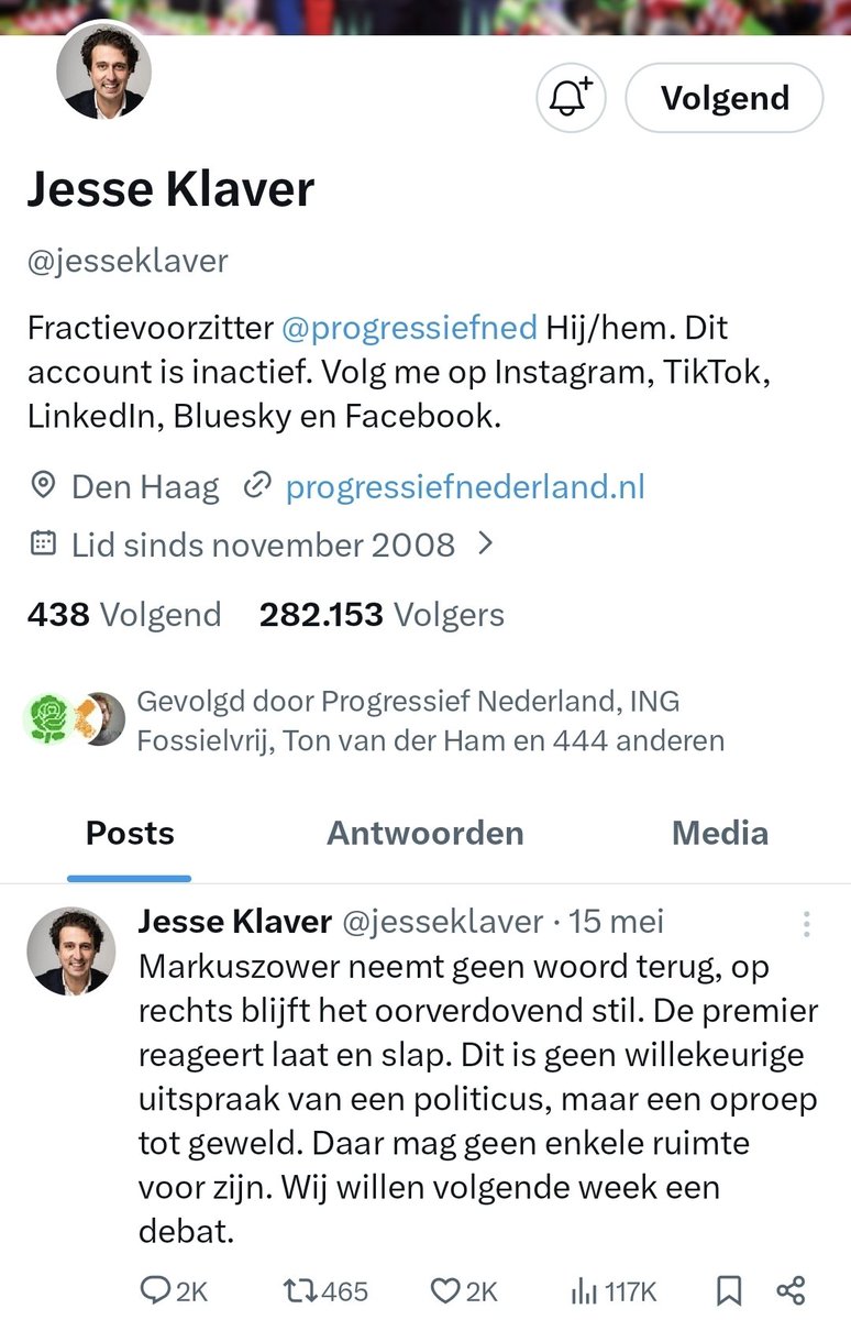 alefdekker's tweet photo. Waarom 15 mei @jesseklaver ?
#nu #10juli https://t.co/VE6AKyZTZQ