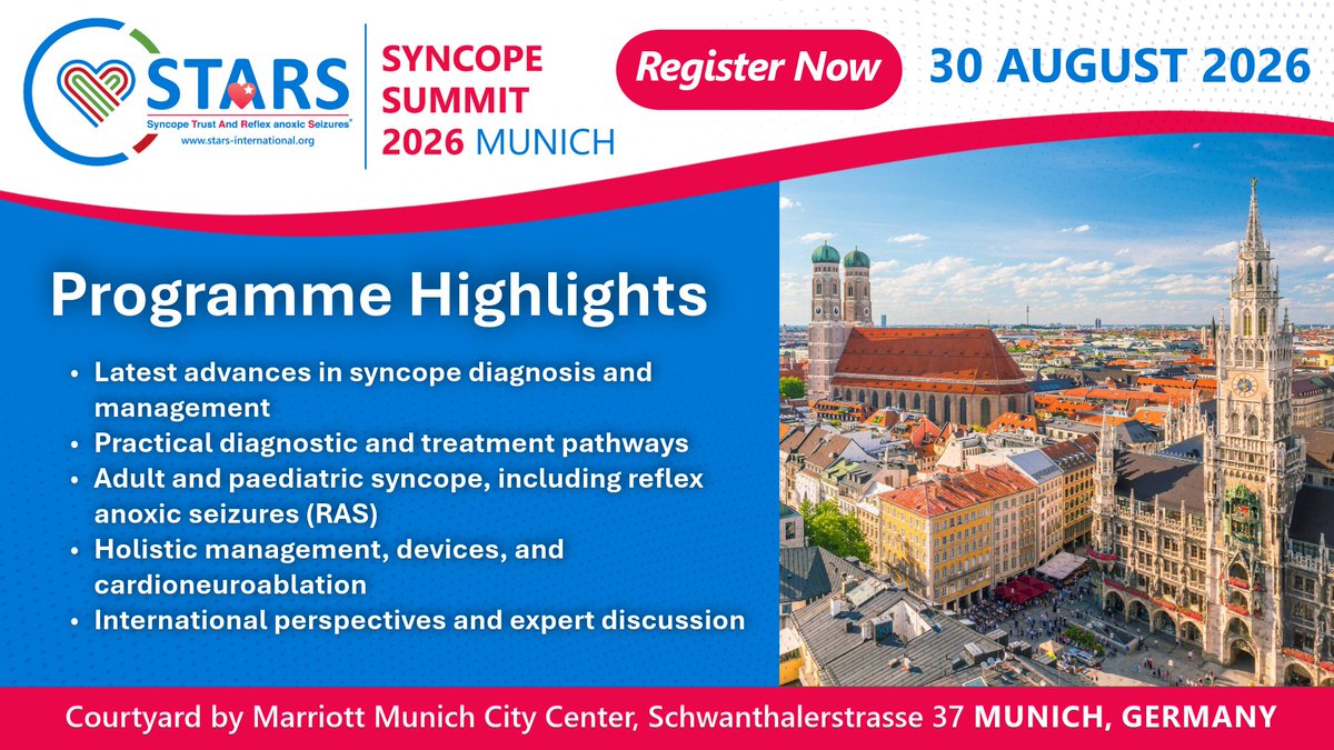 STARS - Syncope Trust And Reflex Anoxic Seizures tweet media