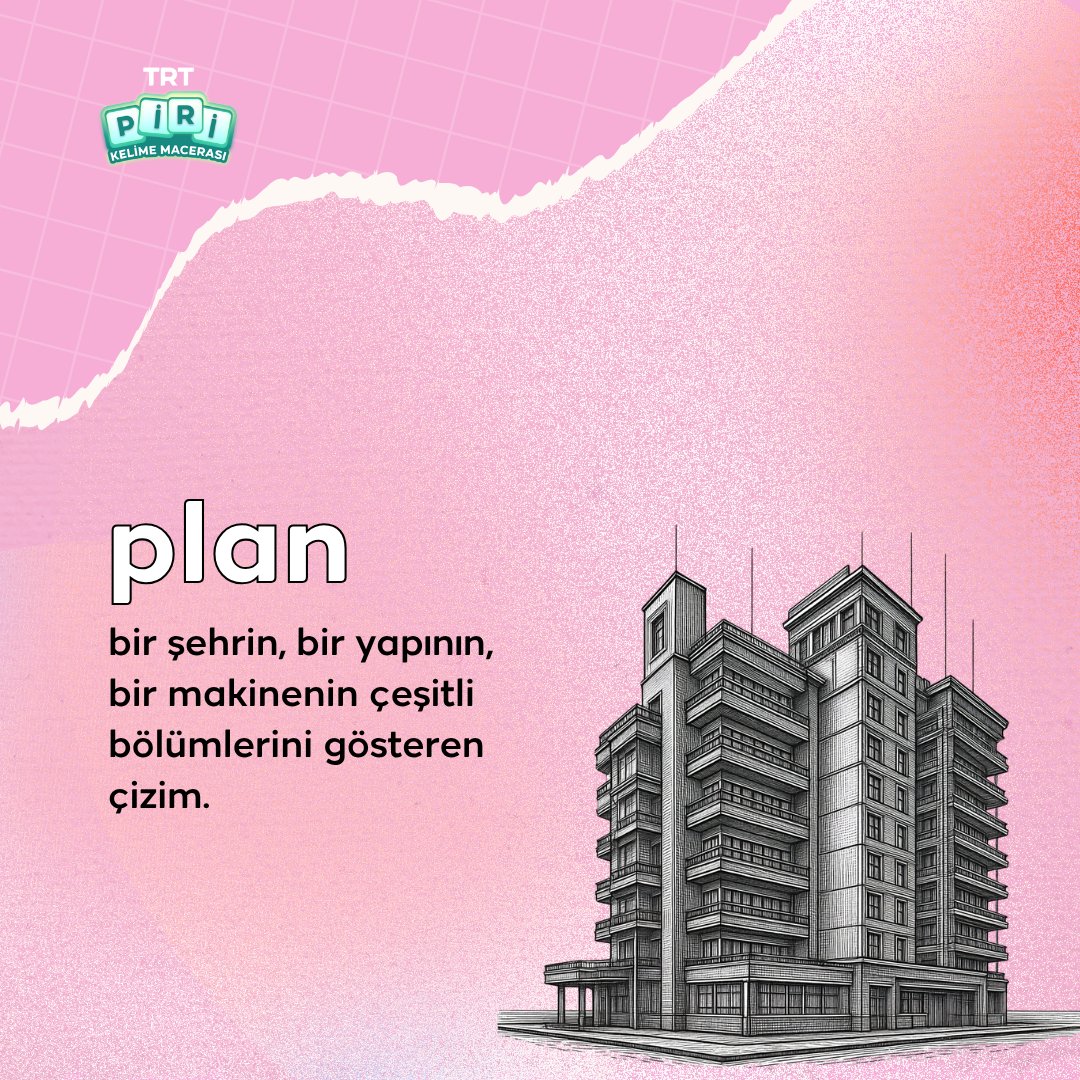 trtpiri's tweet photo. "Plan” dediğimizde senin aklına neler geliyor? Yorumlara bekliyoruz! 💬

Türkiye'nin kelime oyunu Piri, birbirleriyle yarışmaya hazır kelimeseverleri bekliyor! 👀

#TRTPiri #KelimeOyunu https://t.co/7jQIY7c5kn