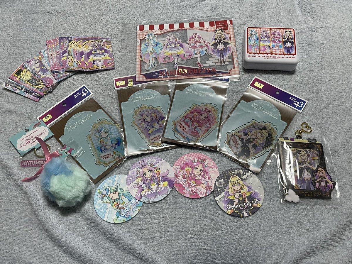 munii0621's tweet photo. マリオンクレープコラボとか戦利品！！ https://t.co/PdEU9QCWej