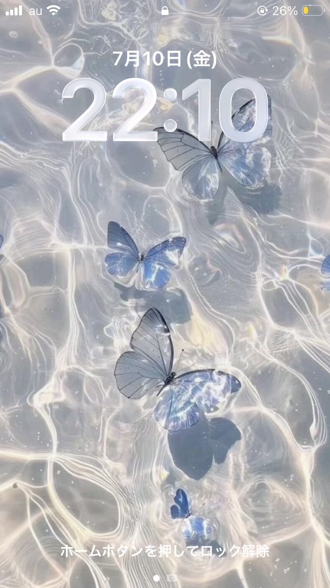 Tomokofun7's tweet photo. #見た人強制ロック画面を晒す
今はこれ🦋🫧 https://t.co/GD2cj4oe1a