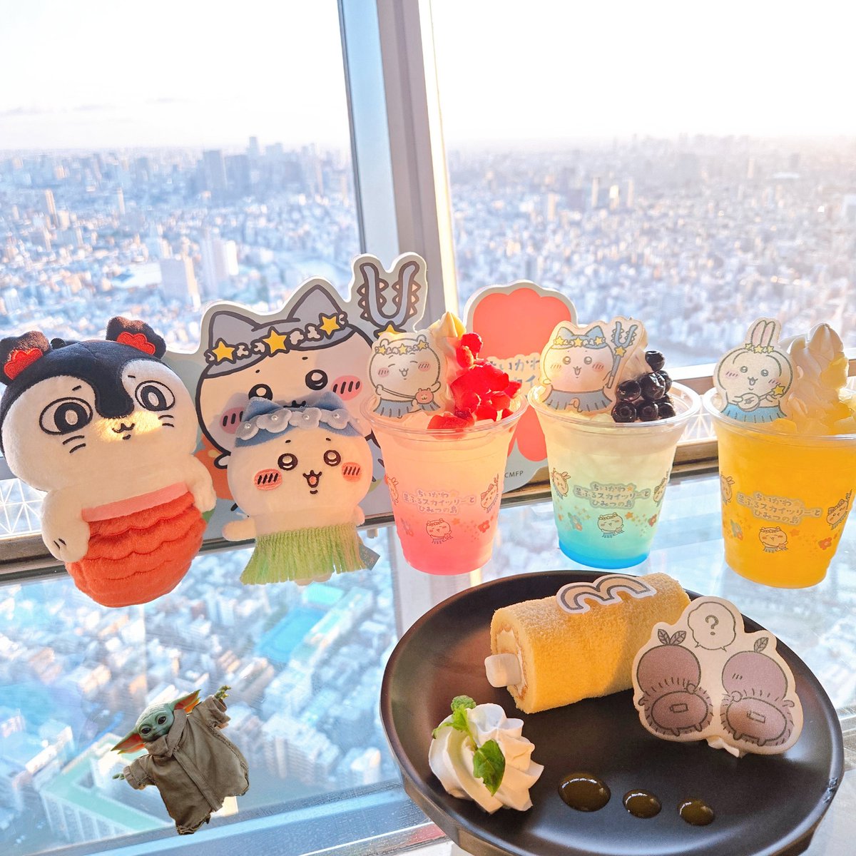 nyannmomo's tweet photo. ⸜(*´ᗜ`*)⸝ﾜｰｲ 🍛🥄🔋⟡.·*.

#映画ちいかわ
#ちいかわ
#skytree
#ちいかわ星ふるスカイツリーとひみつの島 https://t.co/z9AY9suFQd