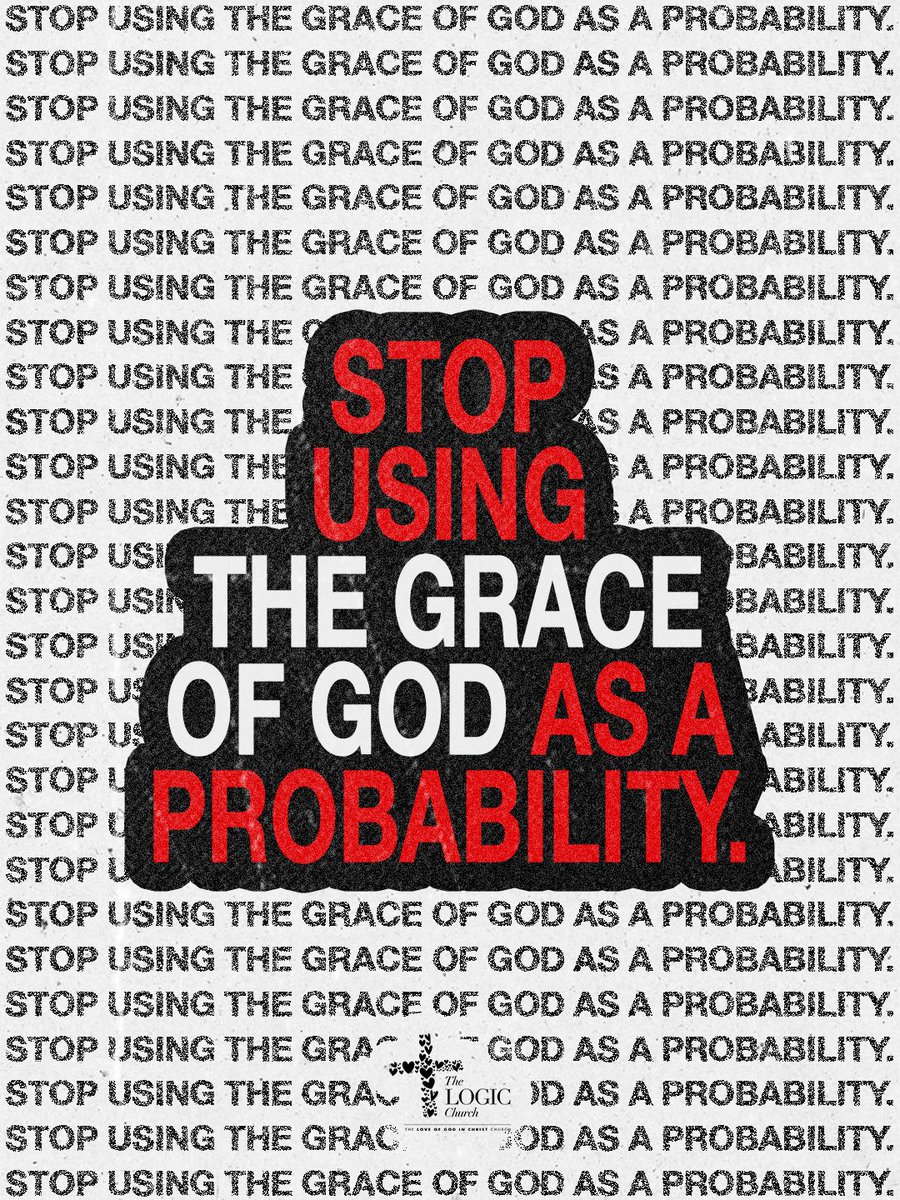 thelogicchurch's tweet photo. Stop treating Grace like a probability.
Grace is Certainty. Assurance.
Grace is not maybe.

It is not: Let's see what happens.
It is not wondering whether God will come through.

Grace is the settled reality of everyone who is in Christ.

It is God's promise fulfilled in Christ.
What a joy it was to receive The Gospel as our Father and Apostle @flourishpeters taught YOUR REALITIES AND RESPONSIBILITIES this past Sunday at The LOGIC Church.

Catch the full sermon now streaming on YouTube @TheLOGICChurch, and let the certainty of the Gospel establish your heart in Christ.

MUCH MORE

#LoveLifelmpact #TheLOGICChurch