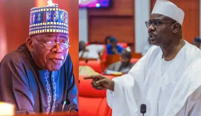 NigeriaStories's tweet photo. Speak directly to Nigerians, not through aides.

~ Senator Ndume tells President Bola Tinubu https://t.co/jA46qV6nMM