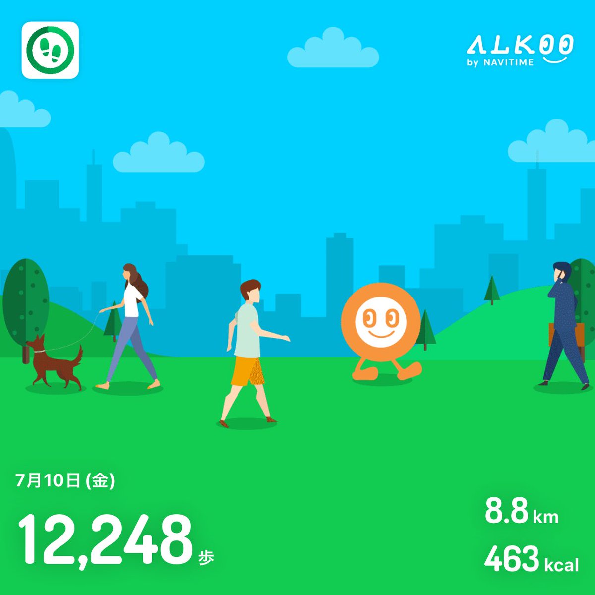 TheHopeless0927's tweet photo. 今日は12,248歩歩きました❗️🚶 #ALKOO #ALKOOで歩こう
https://t.co/dCa1h53gZ7 https://t.co/YXnZ1d94pd