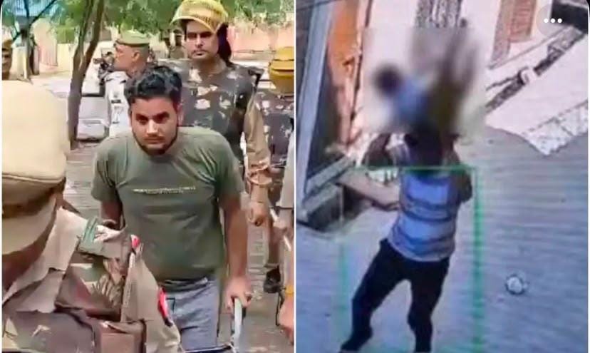 MeghUpdates's tweet photo. 🚨 BREAKING: In a record 41 days, the Firozabad District Court has SENTENCED Jitendra Pathak, alias Viraj, to DEATH for the brutal murder of an 18-month-old toddler.

The crime, committed to pressure the child's mother into marriage, was captured on CCTV. 

Justice delivered 👏 https://t.co/SPRhvBcwa3