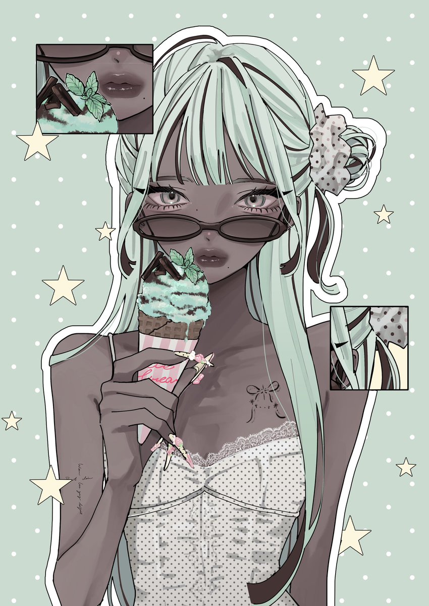Oo___xmx's tweet photo. 🍫𝘾𝙝𝙤𝙘𝙤𝙡𝙖𝙩𝙚 𝙢𝙞𝙣𝙩 🌱 #OC https://t.co/Fb4mJ3GBqP