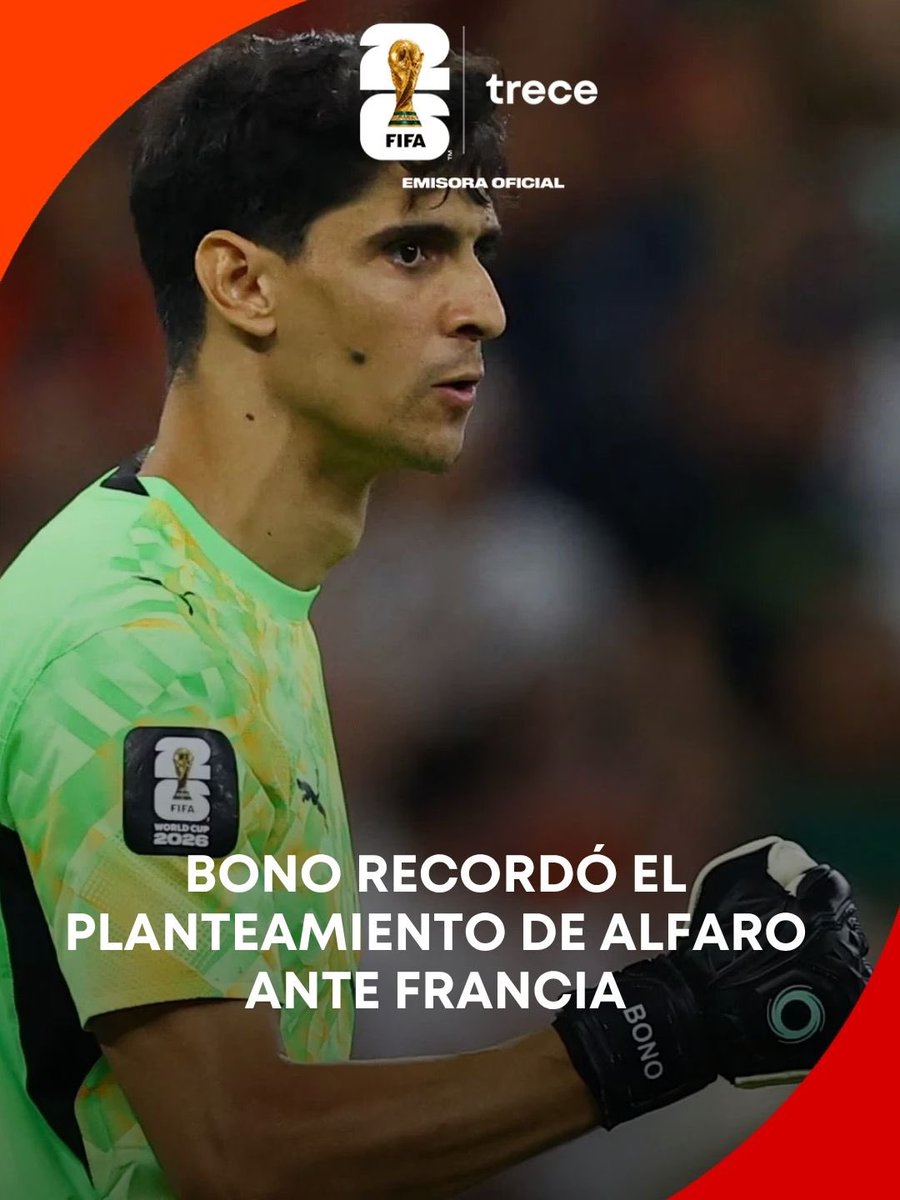 trecepy's tweet photo. Bono habló de Paraguay en zona mixta🗣️

👉Yassine Bounou reconoció que a Marruecos le faltó aplicar una estrategia similar a la de Paraguay para competir mejor ante Francia.

▪️"Si nos juntábamos un poquito más atrás, como lo hizo Paraguay, posiblemente el partido se alargaba un poco más. Pero no fue nuestro estilo", expresó el arquero tras la eliminación mundialista.

#TreceDeportes
Viví el #MundialXTrece