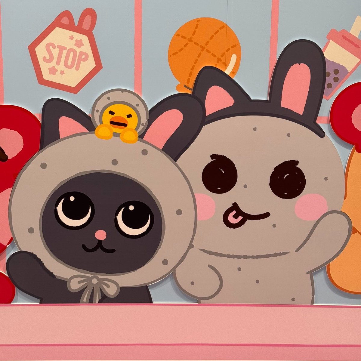 barbiebumm's tweet photo. 🐈‍⬛🐾🐈🪨
bbinnyang &amp; dolnyang https://t.co/Z56qKzksr2