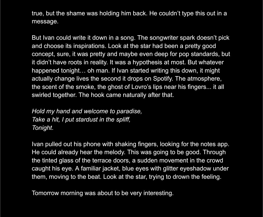 afterglow0xq's tweet photo. 209 🎵 (stole lines from a romanian song scuze oscar) https://t.co/KRRzRh0EUZ