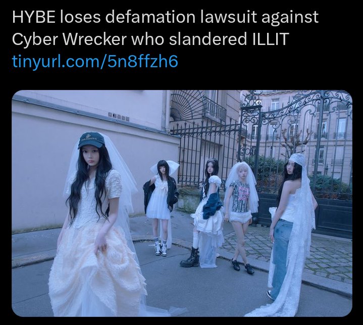 luckyvickynjz's tweet photo. Remember when illit filed a lawsuit against a random YouTuber who called them out for copying Newjeans and they lost the case https://t.co/IYnDQaChVu