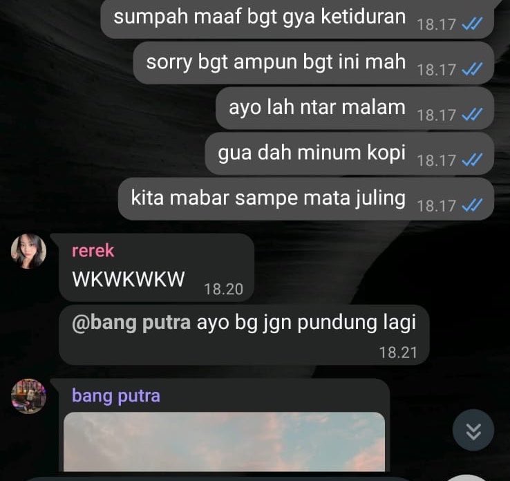 nomadeistt's tweet photo. partyan sm orang tua pundungan https://t.co/YFWjTGBfab