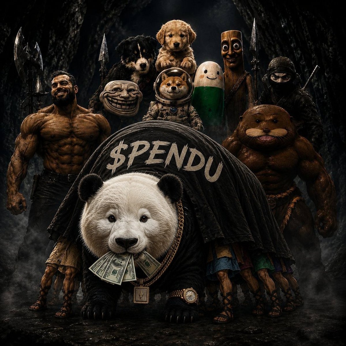 Kingnathansz's tweet photo. Leaders don't wait for opportunities.
They create them

$PENDU isn't following the market.
It's leading it 🐼👑

@pendusol_ @peakseekin https://t.co/Zs5jhBKrRw