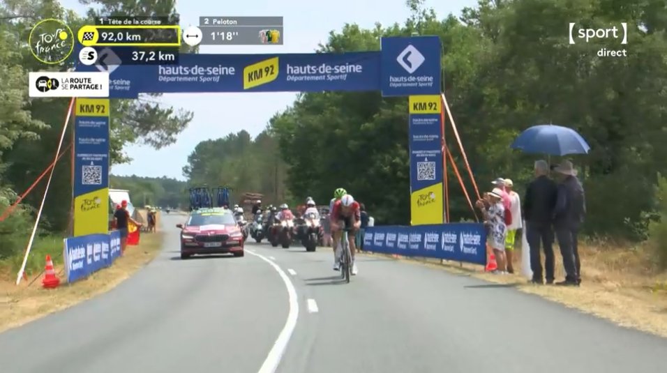 LeTour's tweet photo. Dans ce type d’arrivée, quelle est la meilleure stratégie pour l’équipier d’un sprinteur ?
👉 Amener son sprinteur dans les 200 derniers mètres
👉 Sprinter à sa place
👉 Ralentir pour le laisser passer
Réponds en commentaire.

Le Département des #HautsDeSeine, partenaire du Tour de France, met à l’honneur les héros de l’ombre avec le Prix du Meilleur équipier.

👋 @hautsdeseinefr 
#TDF2026