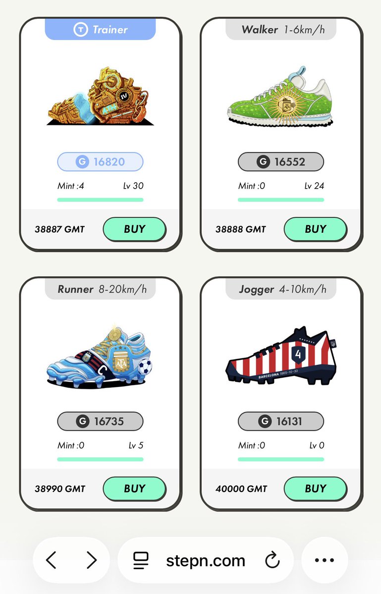 Super_Taxy's tweet photo. โ๏ธ Good morning ๐ #STEPNers ๐
Daily STEPN market check with my coffee โ๏ธ
WaW ๐คฉ The floor price for Genesis has gone up on Polygon Realm ๐๐ฅ๐
Still some really nice sneakers with cool skins and solid mints, but prices are climbing. ๐ฅณ๐ฅณ๐ฅณ
#STEPN #Move2Earn #Web3 #STEPNGO #FSL #pGST
