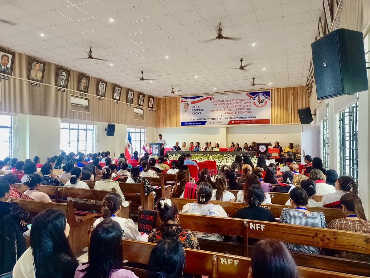 Wangpang_Konyak's tweet photo. Addressed representatives of the NPF Women Wing from all Divisions and ACs organised by the NPF Central Women Wing on the theme "Empowering Women in Politics & Leadership" today in Kohima.

Our Naga women have always been the backbone of our society. It’s time we equip them with the knowledge, platforms, and opportunities to lead and transform public welfare for a stronger, more inclusive Nagaland.

Thank you to the NPF Central Women Wing for this wonderful initiative and for the warm invitation. Inspired by the energy and commitment of all the women leaders present!

Together, let’s build a Nagaland where every woman can rise and thrive.