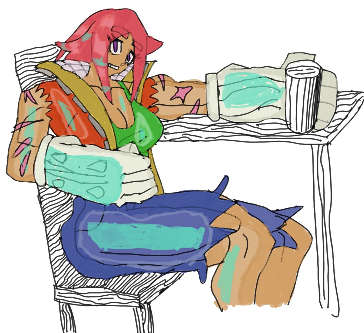 wasifdraw's tweet photo. knuckles but woman https://t.co/J7qzUT1Yuw