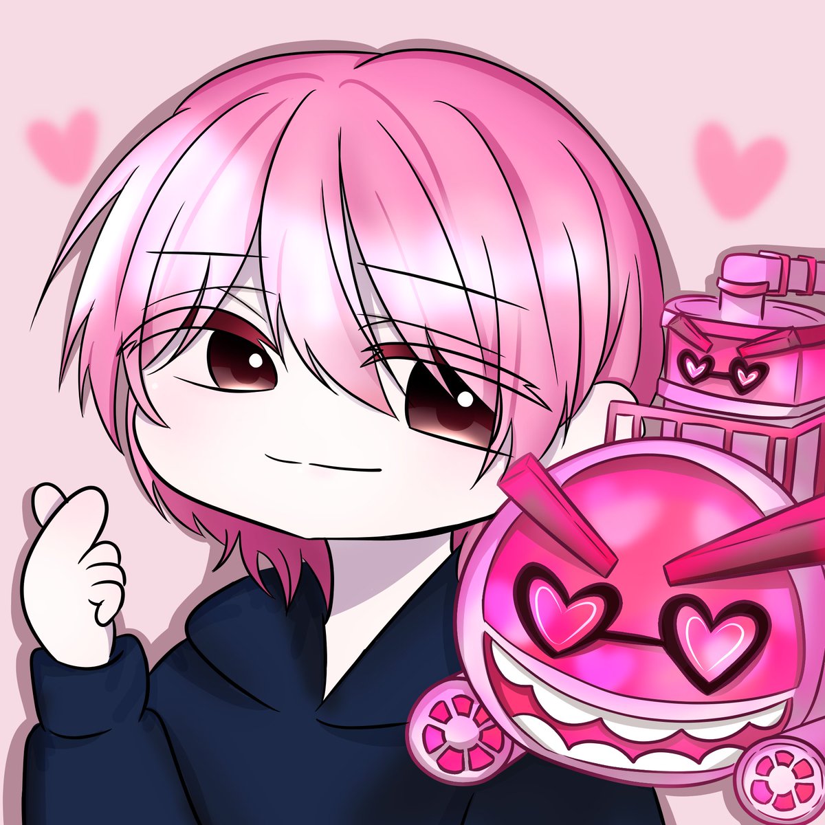 sui_rou_101's tweet photo. ピンク髪ってまじで描きたくなるんだよね、2時間で出来た！
ブレインロット頑張って下さい✨
@yu_syatoto さんへ♡ https://t.co/9u6mnSVH2c