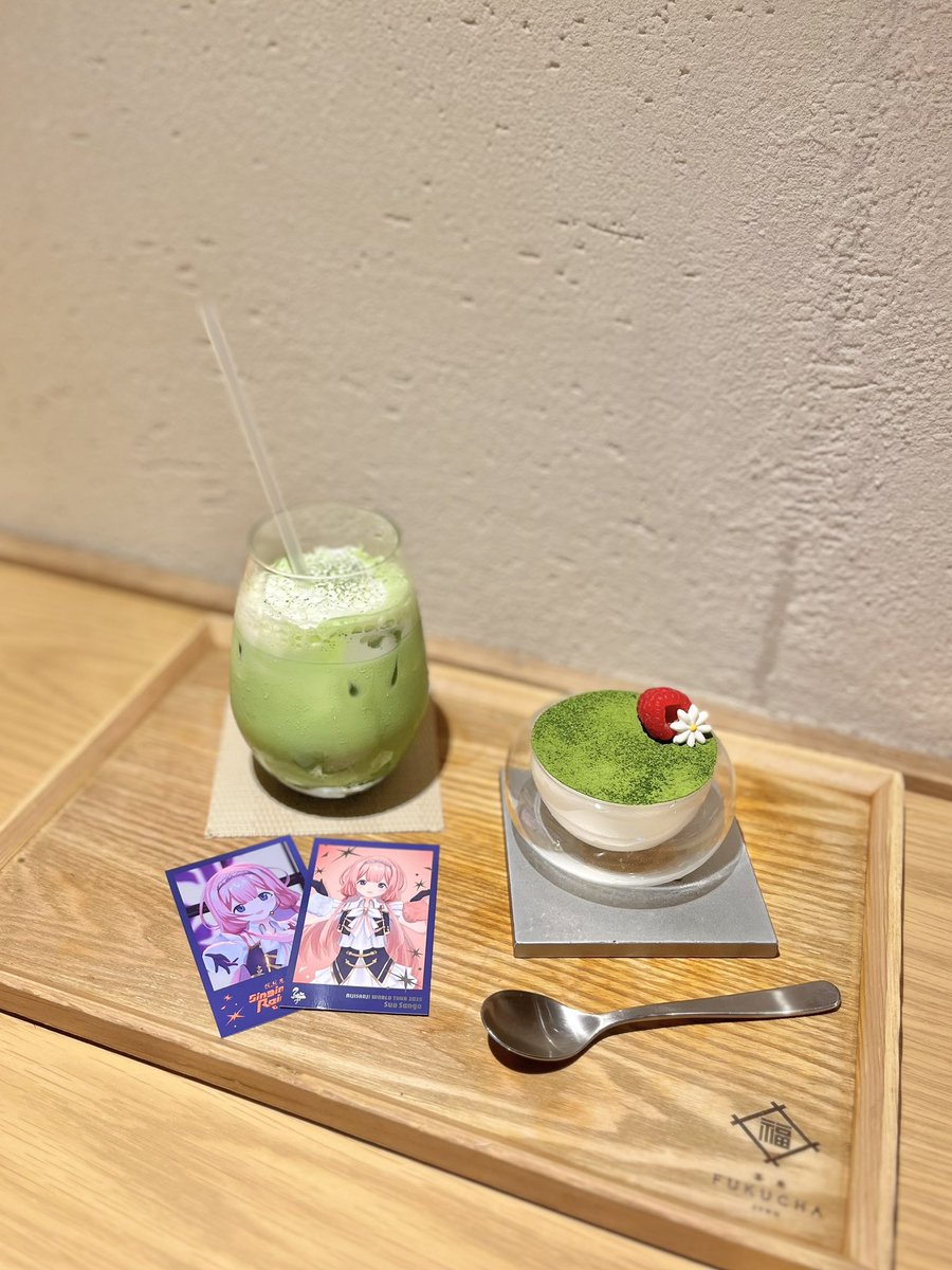 kokeshijimi's tweet photo. #ンゴンゴ今日も可愛いンゴ 
抹茶スイーツ食べたよ😽ティラミスめーっちゃおいしかった https://t.co/GiPqWeket3