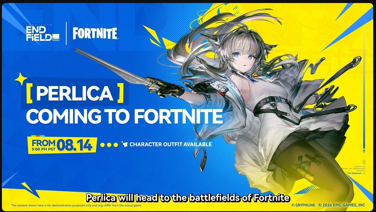 ICYMI: NEW FORTNITE COLLAB REVEALED COMING AUGUST 14 TO THE GAME