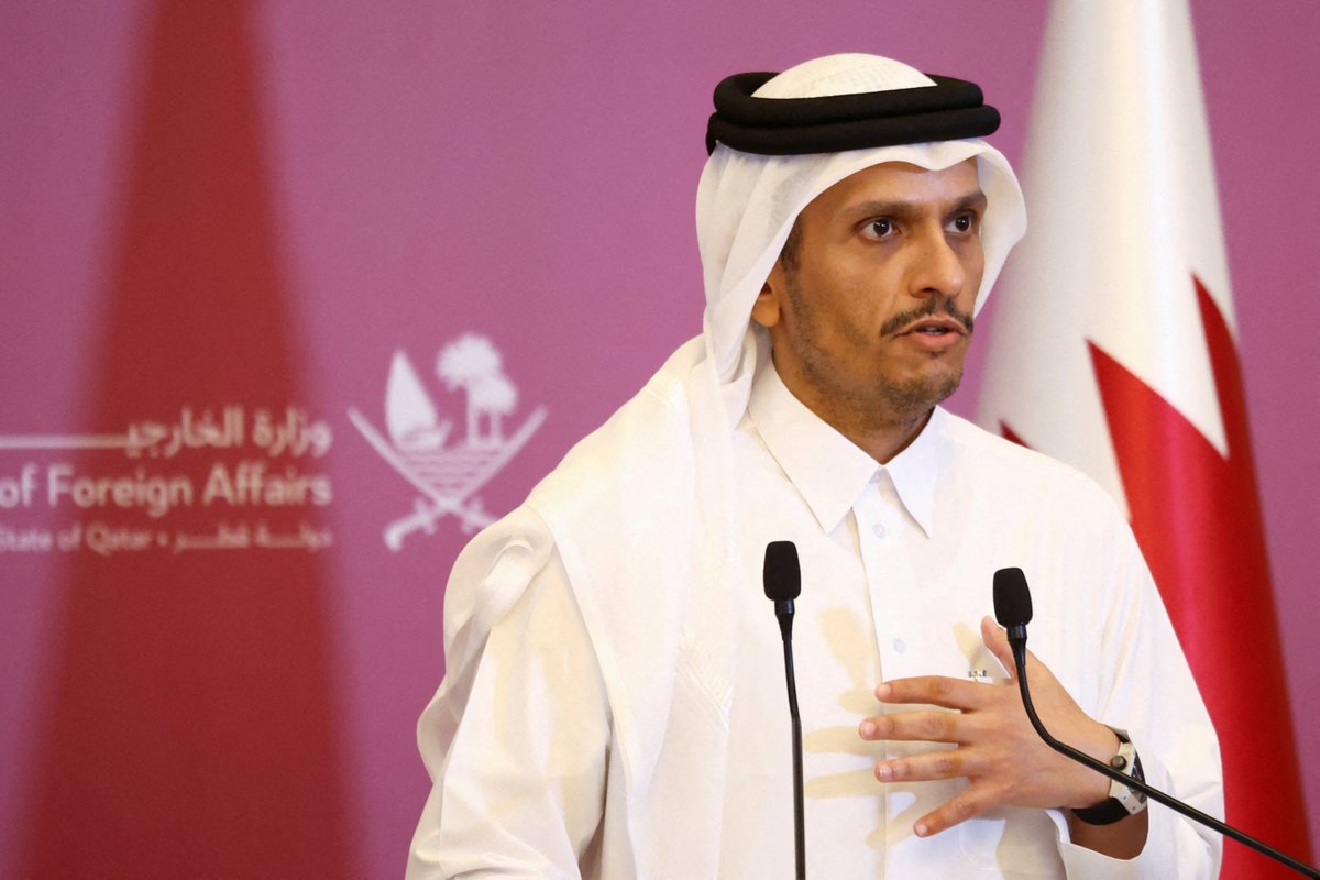 MarioNawfal's tweet photo. 🚨 BREAKING:

🇺🇸🇮🇷🇶🇦 Qatari negotiators are in Tehran, coordinating with the US, to de-escalate tensions and resume negotiations.

Both sides reportedly want to return to the MOU.  

Source: @BarakRavid / Writer: Samuel https://t.co/hIVECQk9Oa
