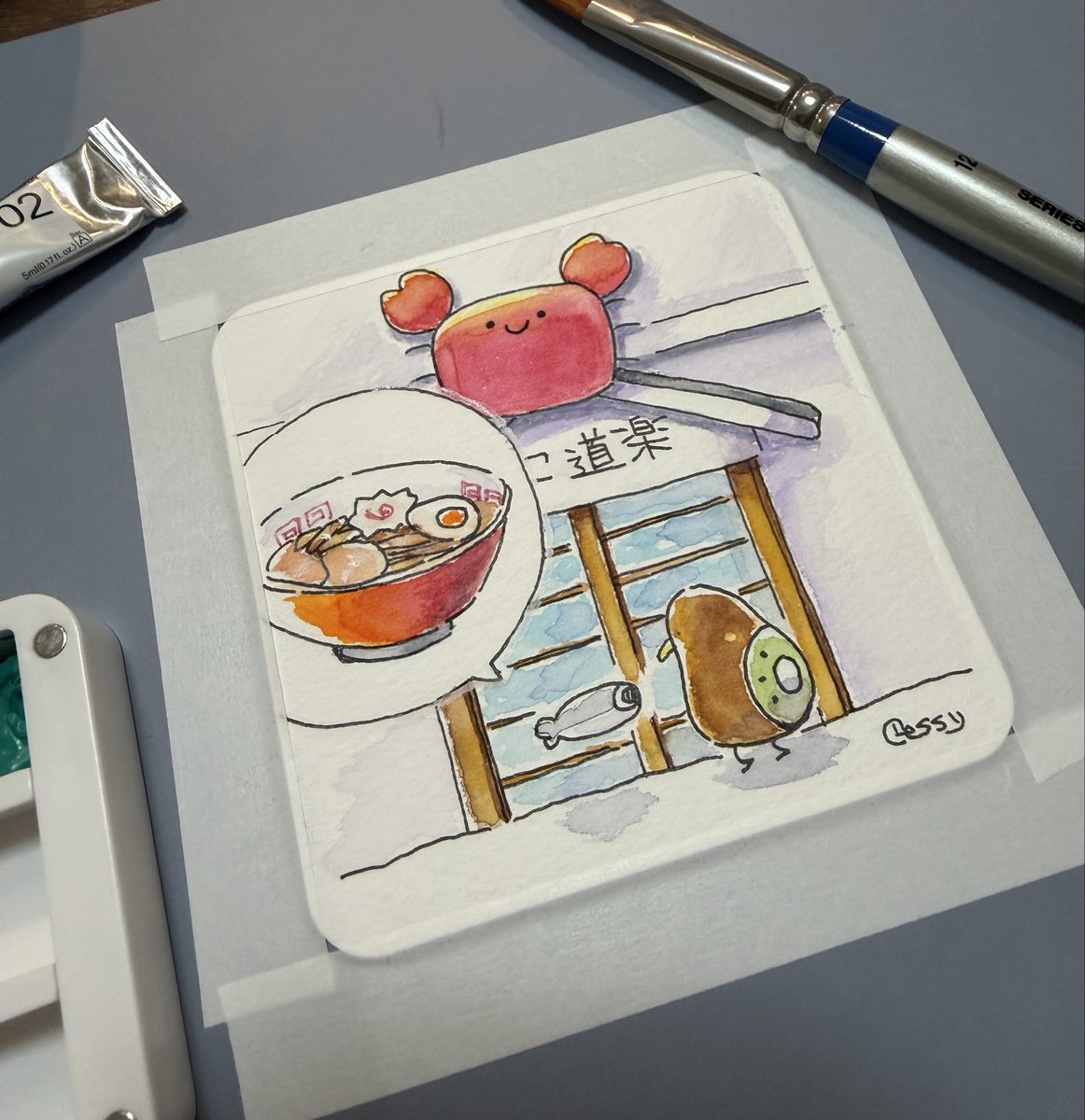 gessyturn's tweet photo. WHIMSICAL

#WorldWatercolorMonth2026
#WWMホルベインチャレンジ https://t.co/sYneCDUEFc