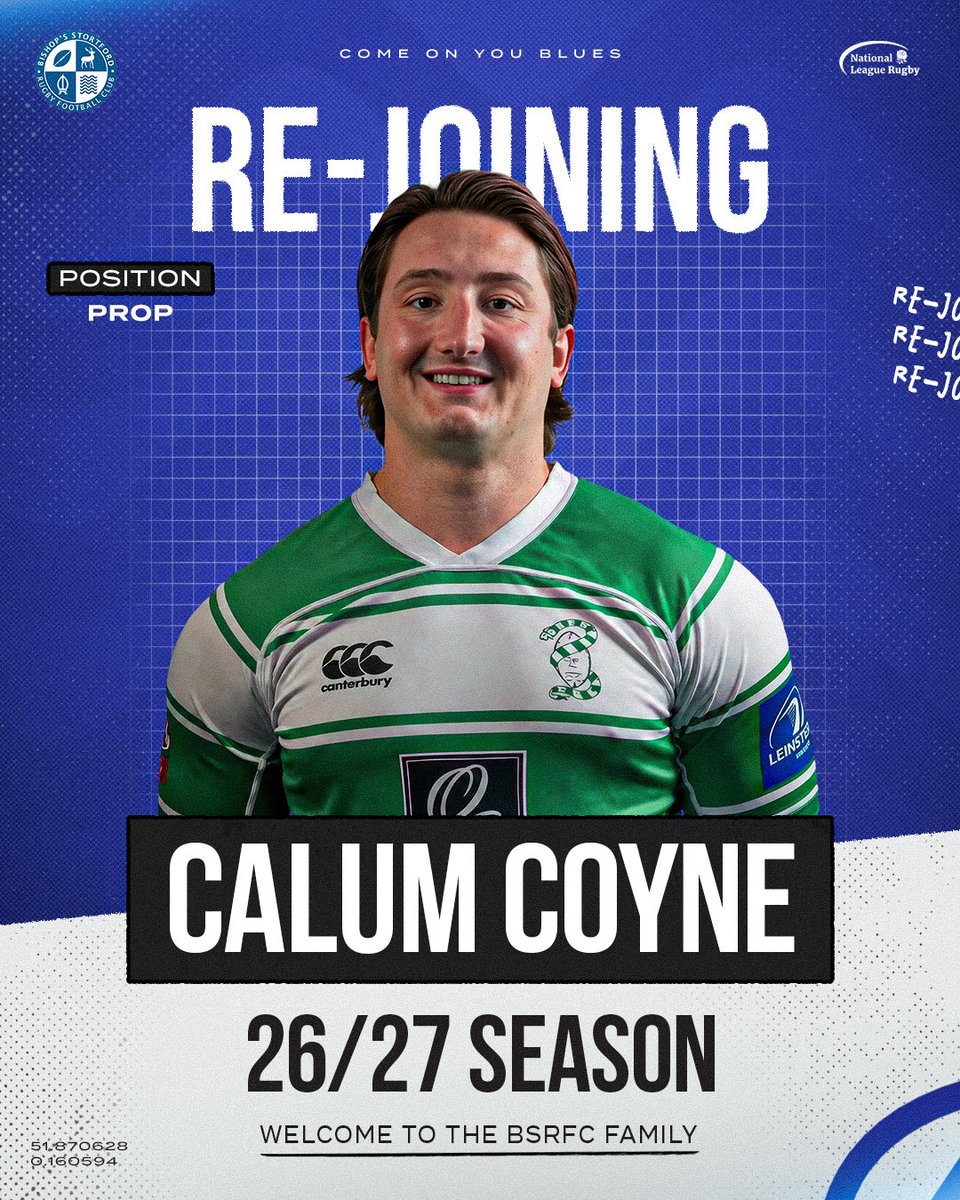 BSRUGBY's tweet photo. Name: Calum Coyne
Age: 29
Position: Prop
Previous Clubs: Villagers RFC, Naas RFC, BSRFC

‘It’s great to be back at Stortford, the place I consider my home club. I can’t wait to get stuck into the season with boys’ - Calum https://t.co/1XIVcmhMcT
