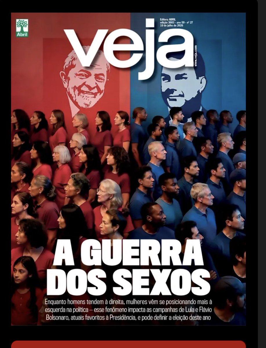 pfigueiredo08's tweet photo. Ué... Até semana passada nunca se tinha OUVIDO FALAR sobre "gender gap" eleitoral no Brasil. Falei, e todo mundo perdeu a cabeça. Agora, é assunto reconhecido na capa da Veja. Passou a ser discutido. É exatamente este o meu papel. Quem não gostar, já sabe o que pode fazer, certo? https://t.co/vqFd8znfjK